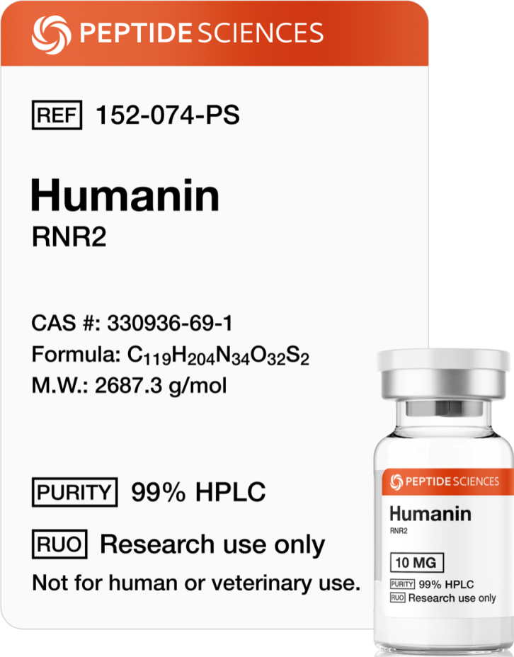 Humanina: O "Código de Sobrevivência" Oculto nas Nossas Células Humanin Peptide E1763487711428